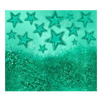 green glitter star | Teevron