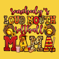 Somebody's Loud Mouth Softball Mama Premium Sweatshirt | Teevron