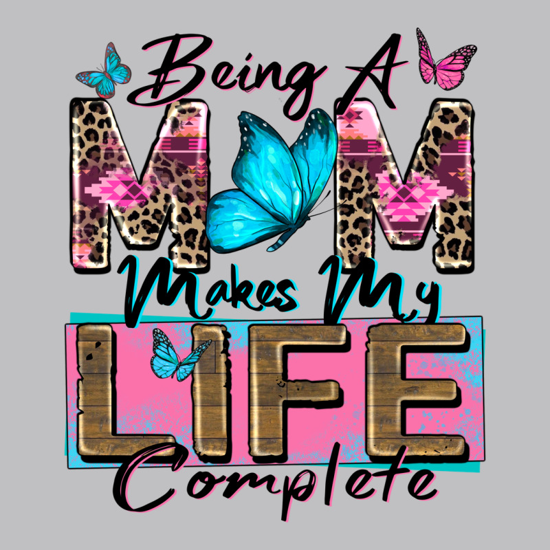 Being A Mom Makes My Life Complete Long Sleeve Tee by Zillion Design Studio | Teevron