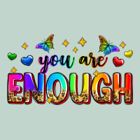 You Are Enough Zipper Hoodie | Teevron