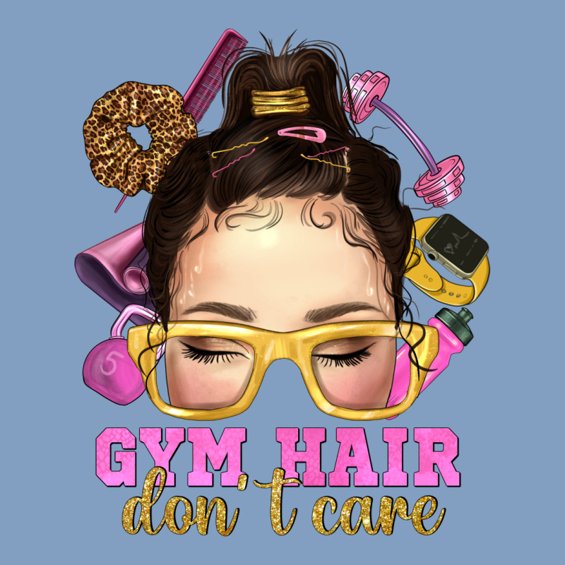 Messy Bun Gym Hair Dont Care Urban Hoodie by NancyCooperArtShop | Teevron