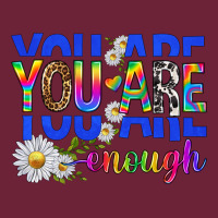 You Are Enough With Daisies Long Sleeve Tee | Teevron