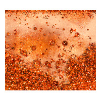 orange glitter tumbler | Teevron
