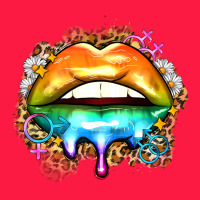 Rainbow Lips Zipper Hoodie | Teevron