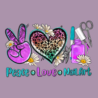 Peace Love Nail Art Heavyweight Hoodie | Teevron