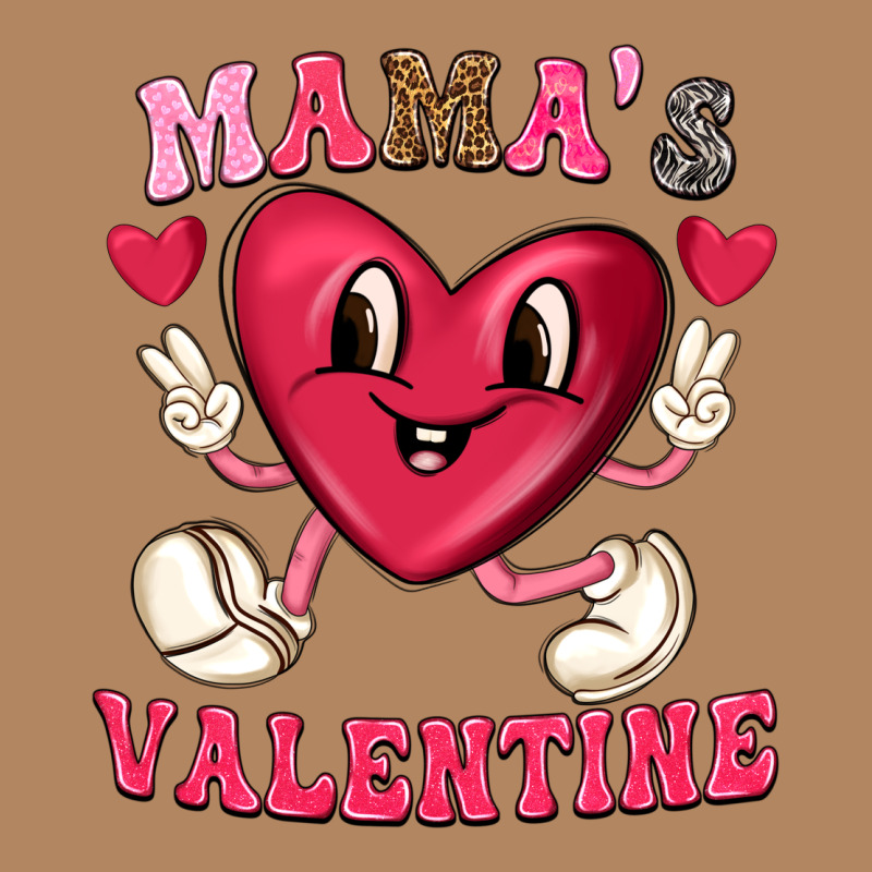 Mamas Valentine With Cute Heart Long Sleeve Tee by texasbilliewilder | Teevron