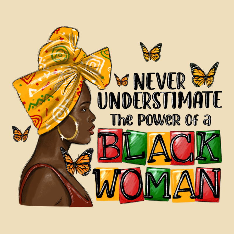 Never Understimate The Power Of A Black Woman Premium Hoodie by MaliasSmallBusiness | Teevron