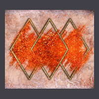 Orange Glitter Heavyweight Hoodie | Teevron