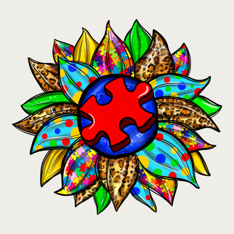 Autism Sunflower Zipper Hoodie by Zillion Design Studio | Teevron