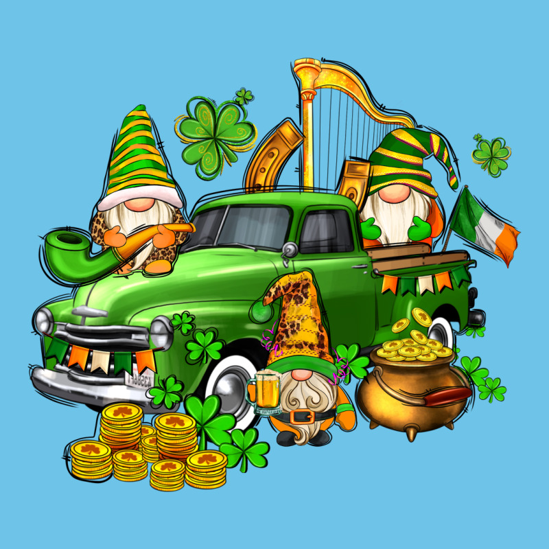 St Patricks Gnomes  With Farm Truck Premium Sweatshirt by AdoDesignShop | Teevron