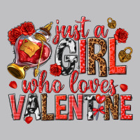 Just A Girl Who Loves Valentine Long Sleeve Tee | Teevron