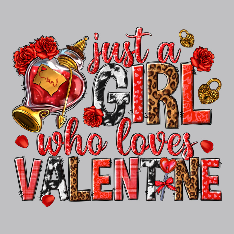 Just A Girl Who Loves Valentine Long Sleeve Tee by texasbilliewilder | Teevron