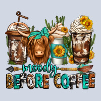 Moody Before Coffee Longhaired Cow Coffee Premium Sweatshirt | Teevron