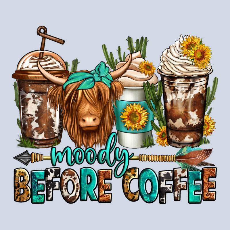 Moody Before Coffee Longhaired Cow Coffee Premium Sweatshirt by Jasminsmagicworld | Teevron