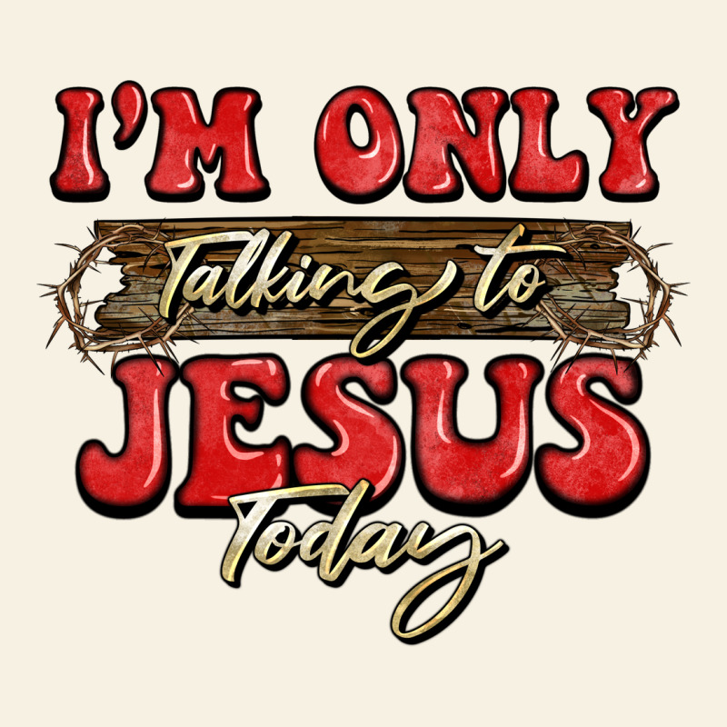 I'm Only Talking To Jesus Today Christmas Vintage Tee by BarkalooDesign | Teevron