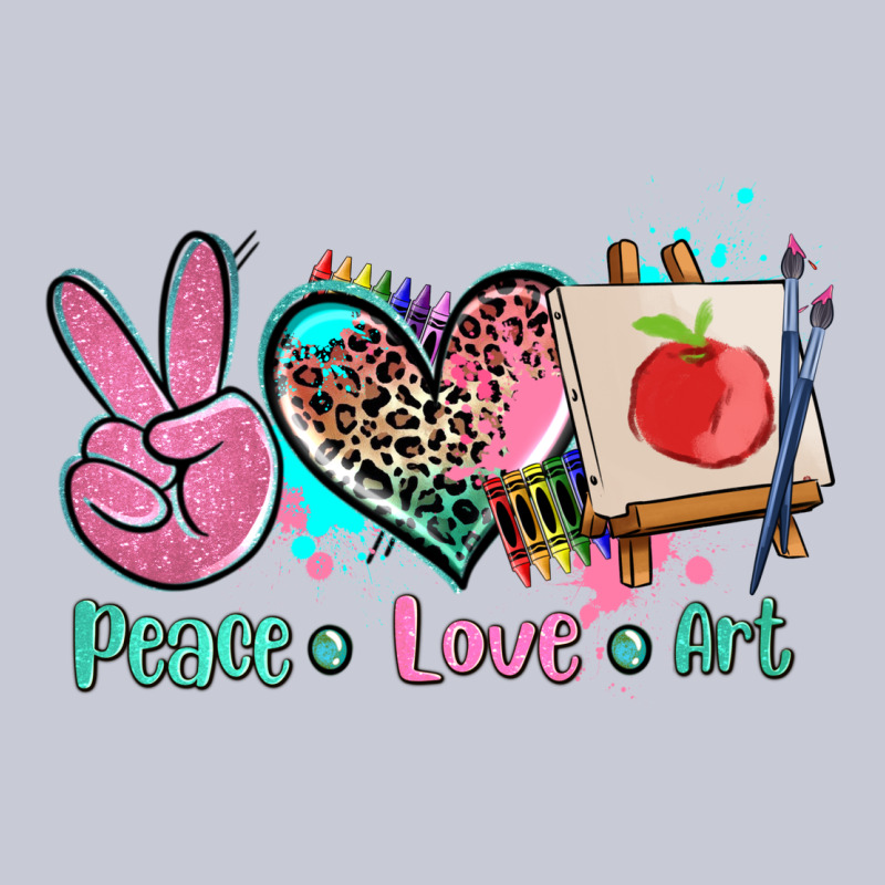 Peace Love Art   Ado Heavyweight Hoodie by AdoDesignShop | Teevron