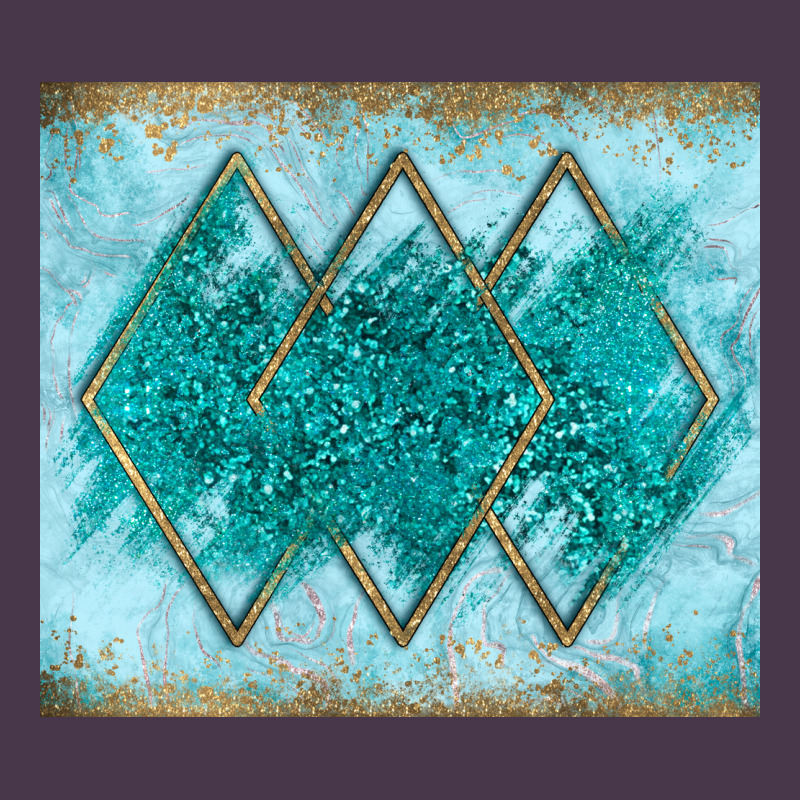 Turquoise Glitter Heavyweight Hoodie by JahusDesignShop | Teevron