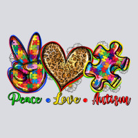 Peace Love Autism Zipper Hoodie | Teevron