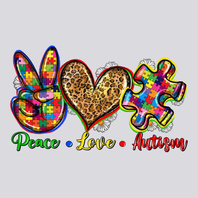 Peace Love Autism Zipper Hoodie by Zillion Design Studio | Teevron