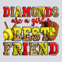 Diamonds Are A Girl's Best Friend Softball Zipper Hoodie | Teevron