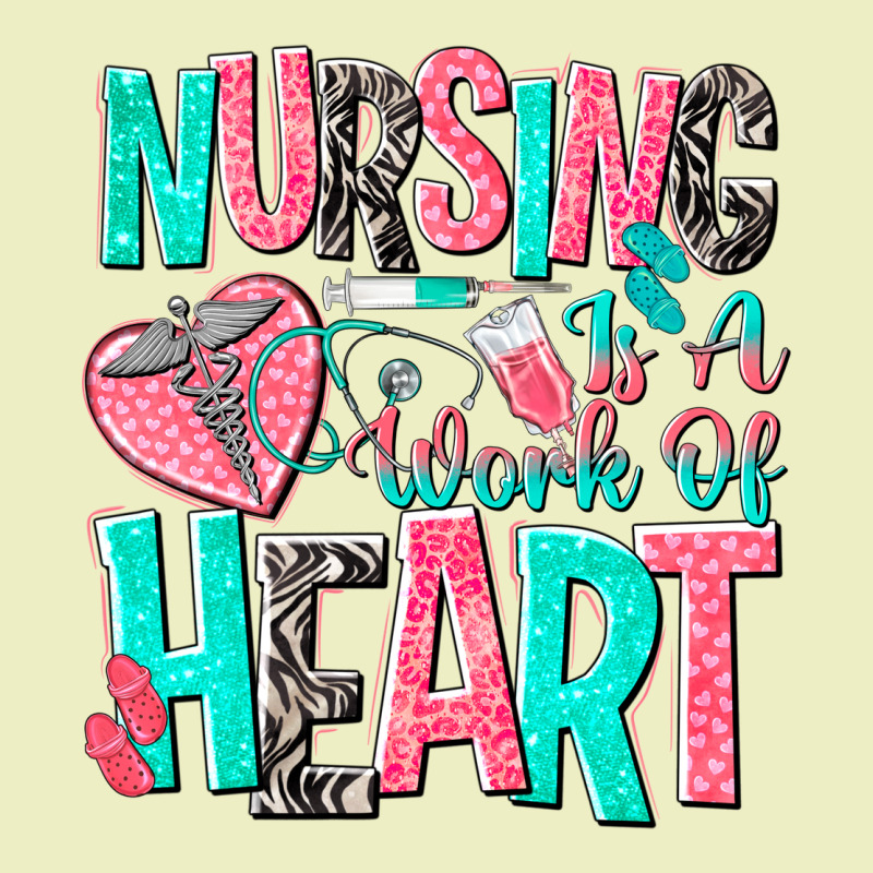 Nursing Is A Work Of Heart Urban Hoodie by NancyCooperArtShop | Teevron