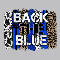 Back The Blue Brushstroke Long Sleeve Tee | Teevron