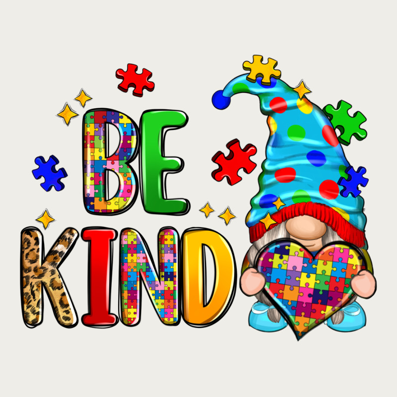Be Kind Autism Gnome Zipper Hoodie by Zillion Design Studio | Teevron