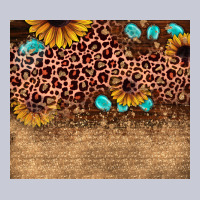 Leopard Glitter Sunflower Gemstone Heavyweight Hoodie | Teevron