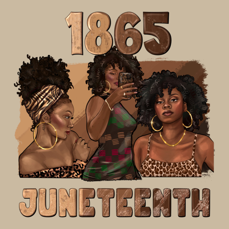 1865 Juneteenth Melanin With Afro Long Sleeve Tee by texasbilliewilder | Teevron