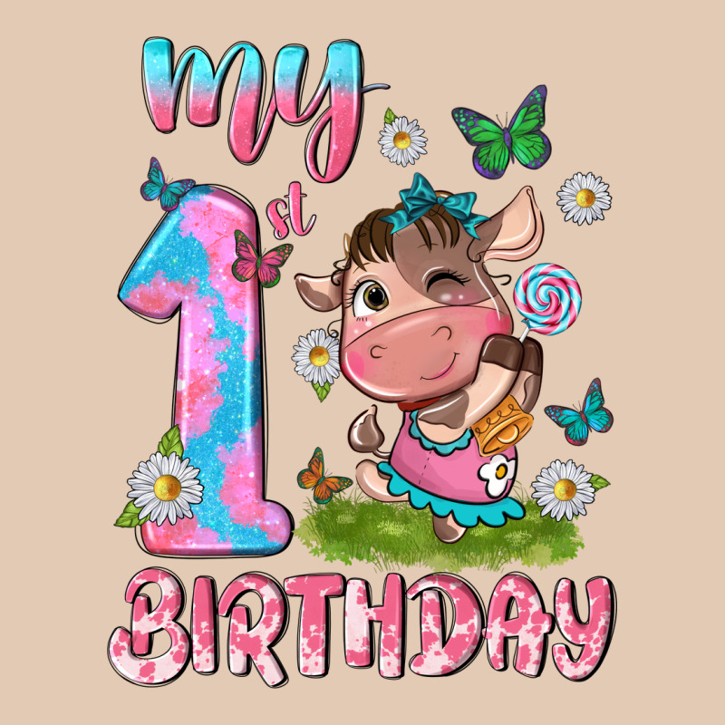 My 1 St Birthday With Little Cute Cow Urban Hoodie by NancyCooperArtShop | Teevron