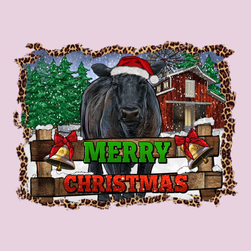 Merry Christmas Black Angus Cattle And Farm Classic Tee by RanaPortraitStore | Teevron