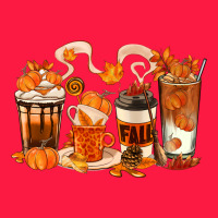 Fall Coffee Cups Zipper Hoodie | Teevron