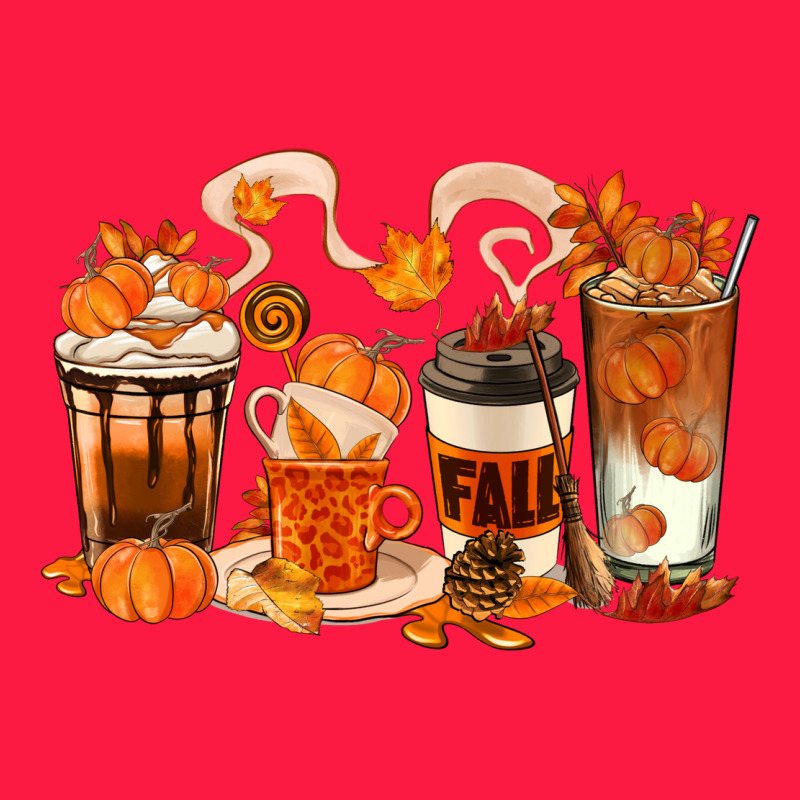 Fall Coffee Cups Zipper Hoodie by texasbilliewilder | Teevron