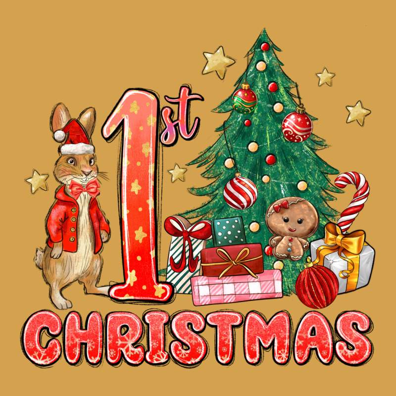Red Christmas Bunny 1st Christmas Urban Hoodie by MaliasSmallBusiness | Teevron