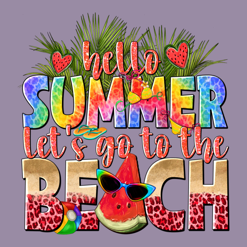 Hello Summer Lets Go To The Beach Classic Tee by texasbilliewilder | Teevron