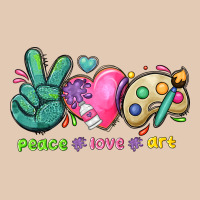 Peace Love Art Urban Hoodie | Teevron