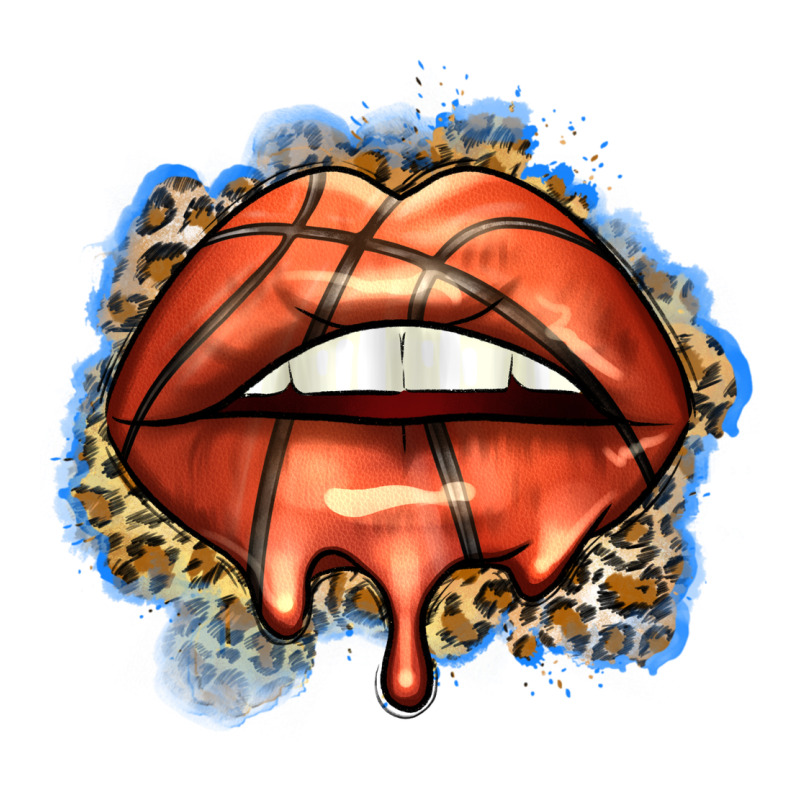Basketball Lips Zipper Hoodie by Zillion Design Studio | Teevron