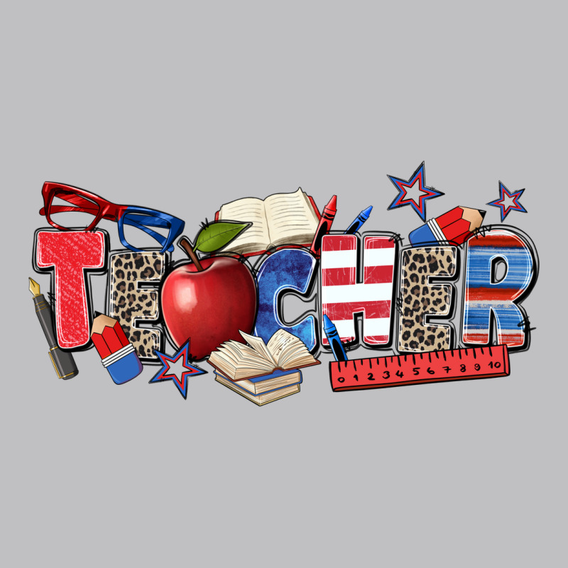 American Teacher Long Sleeve Tee by Zillion Design Studio | Teevron