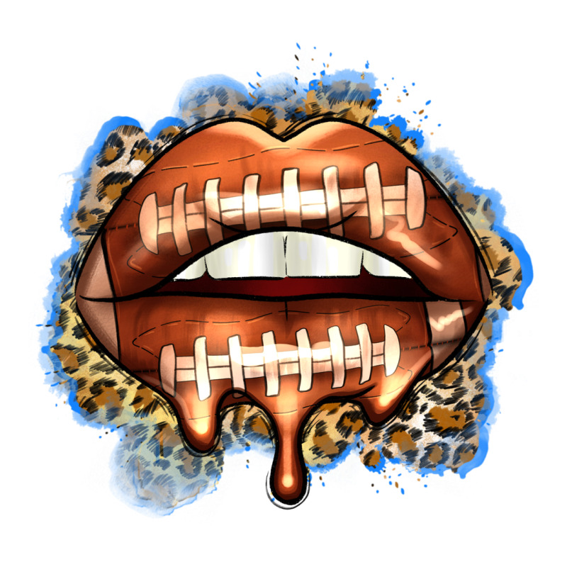 American Football Lips Zipper Hoodie by Zillion Design Studio | Teevron