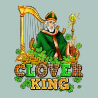 St Patricks Clover King  With Shamrocks Premium Sweatshirt | Teevron