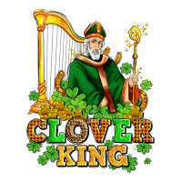 st patricks clover king  with shamrocks | Teevron