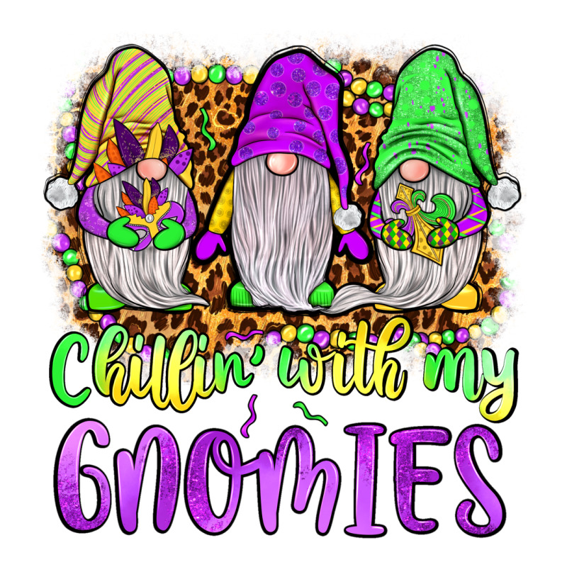 Mardi Gras Chillin' With My Gnomies Heavyweight Hoodie by JahusDesignShop | Teevron