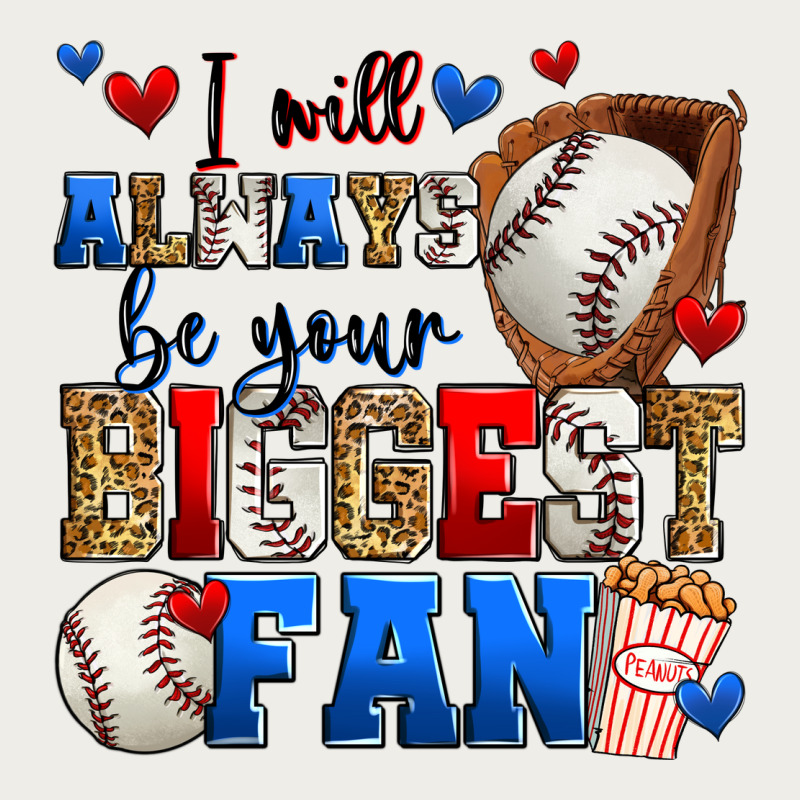 I Will Always Be Your Biggest Fan Baseball Zipper Hoodie by Zillion Design Studio | Teevron