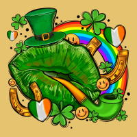 St Patricks Lips With Horseshoe Rainbow And Shamrocks Premium Sweatshirt | Teevron