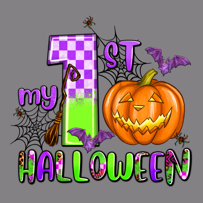 My First Halloween Pumpkin Heavyweight Hoodie by AdoDesignShop | Teevron