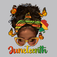 Afro Messy Bun Juneteenth Long Sleeve Tee | Teevron