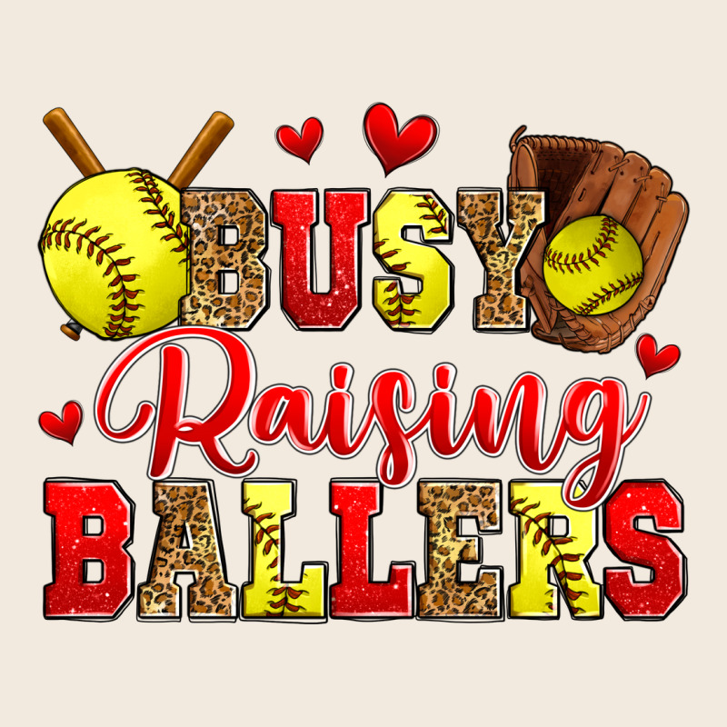 Busy Raising Ballers Softball Zipper Hoodie by Zillion Design Studio | Teevron
