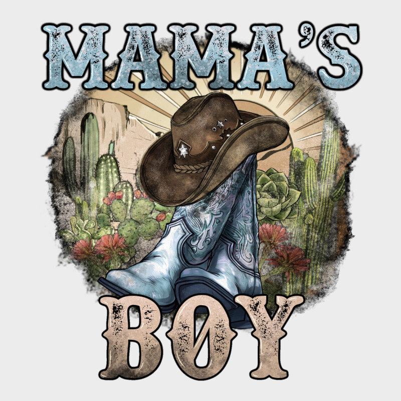 Mamas Boy Western Cowboy Boots Cactus Urban Hoodie by NancyCooperArtShop | Teevron