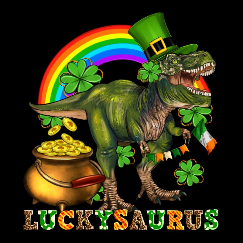 Luckysaurus And St Patricks Premium Sweatshirt by AdoDesignShop | Teevron