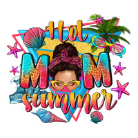 hot mom summer with messy bun | Teevron